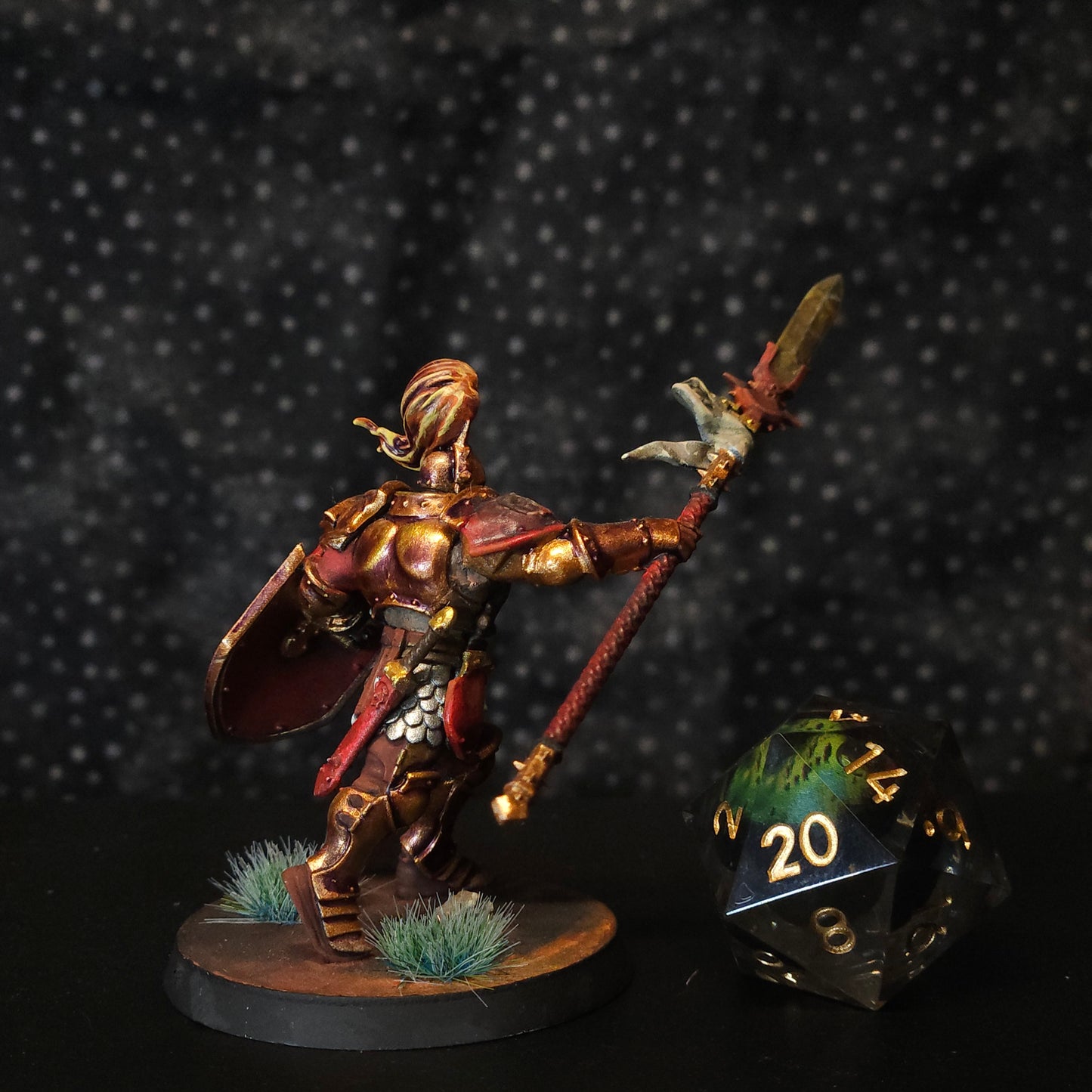 Bronze-Red Warrior