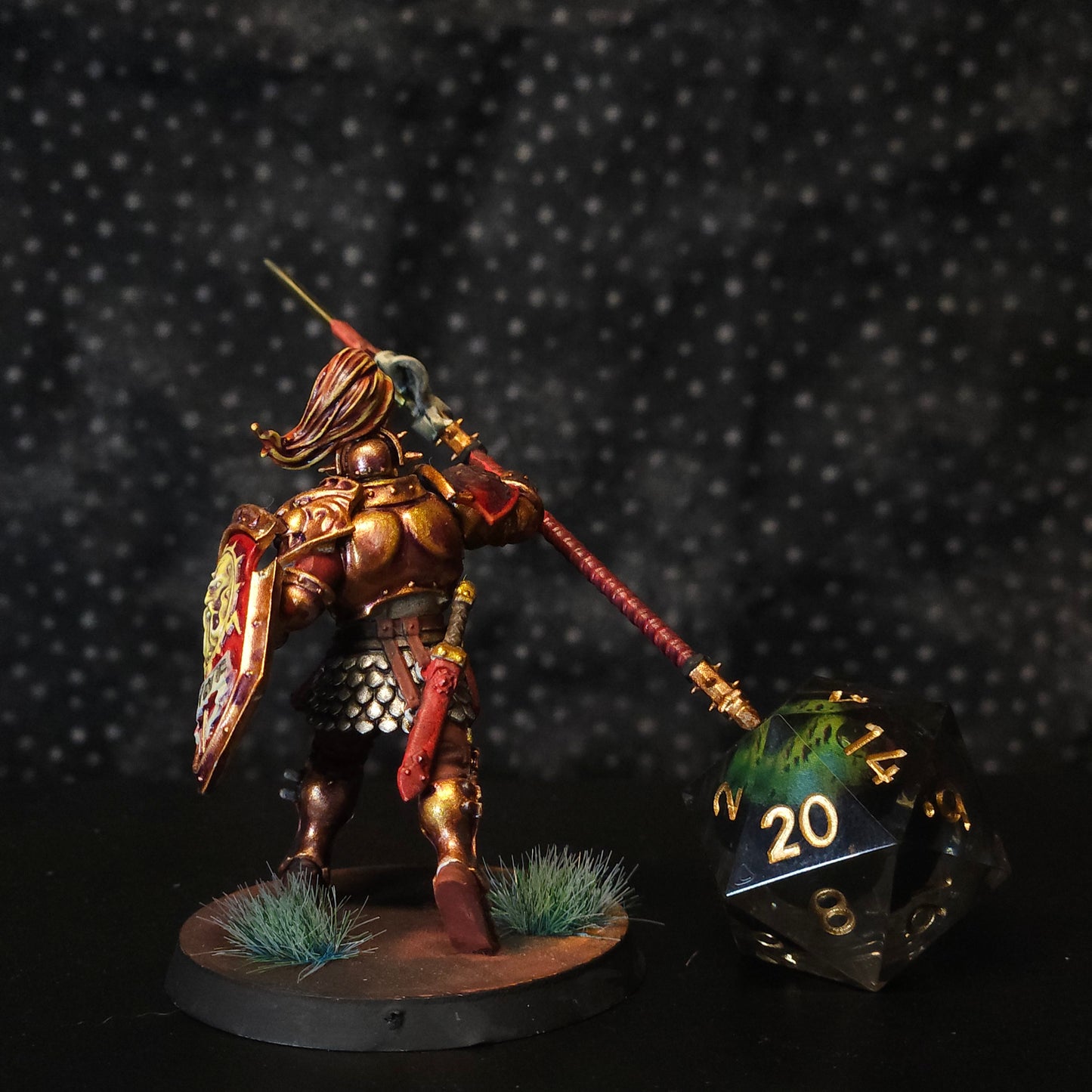 Bronze-Red Warrior