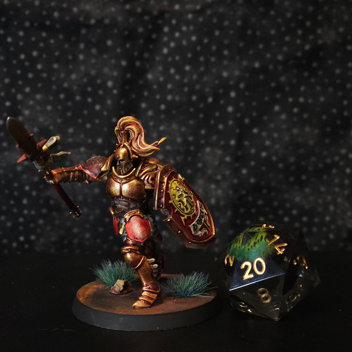 Bronze-Red Warrior