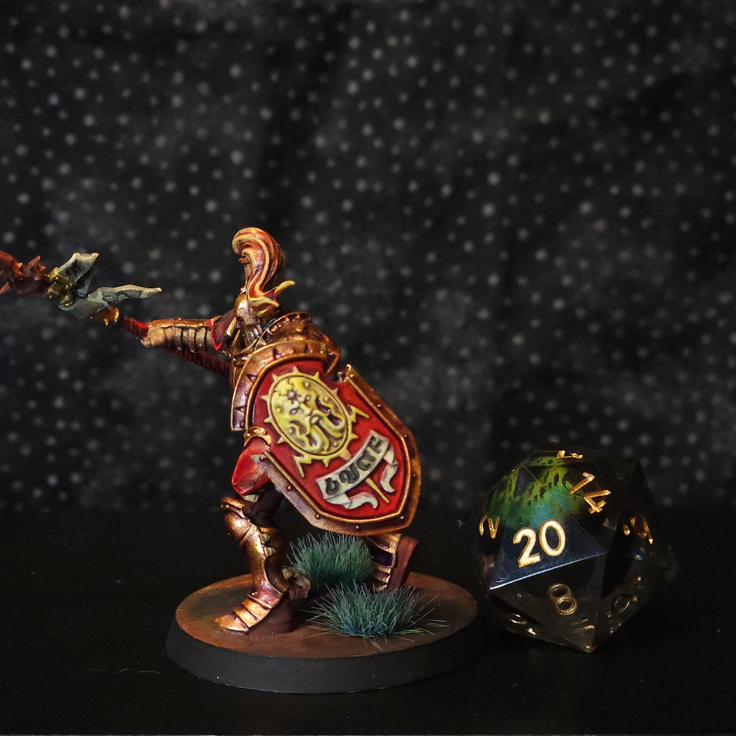 Bronze-Red Warrior